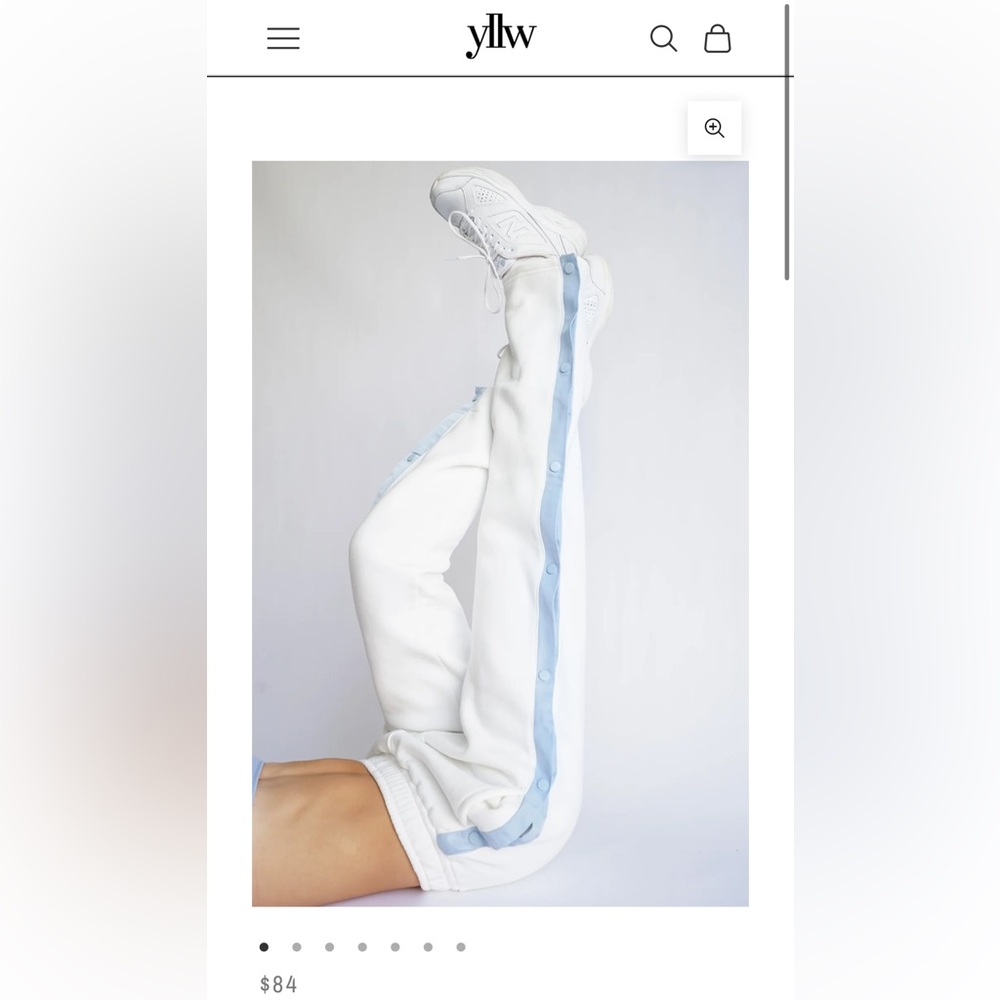 Yllw the label tear away sweatpants